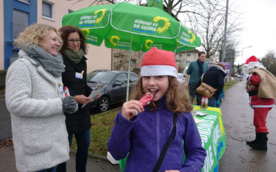 Politische Infostände sind das Salz in der Suppe des Wahlkampfs